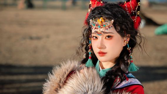 香格里拉旅拍【可1對1網紅名族單人寫真親子情侶閨蜜訂製旅拍跟拍一價全含】