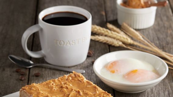 Traditional Singapore breakfast Toast Box coffee shop gift card