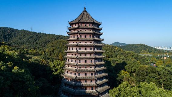 Hangzhou + Taman Budaya Pagoda Liuhe Jalan Kekaisaran Dinasti Song Selatan / pemandu wisata/ Mandarin / Inggris / Rusia / F
