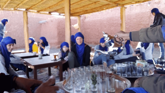 Balade à dos de chameau et dîner dans le désert d'Agafay