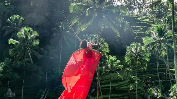 峇里島神廟逃亡德格拉朗梯田+聖泉寺+烏布Alas梯田一日遊
