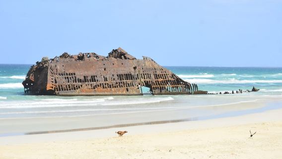 Boavista: Rabil, Schiffswrack, Stadt, Snacks & Getränke – 4x4-Tour