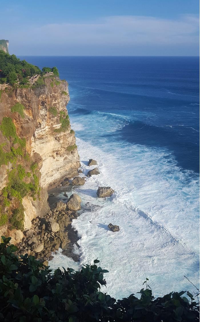 Tour di un giorno a Bali con la strada panoramica sulla scogliera, la scogliera degli innamorati, il tramonto a Jimbaran e trasferimento in aeroporto incluso