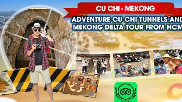 Excursión de aventura a los túneles de Cu Chi y al delta del Mekong desde Ciudad Ho Chi Minh