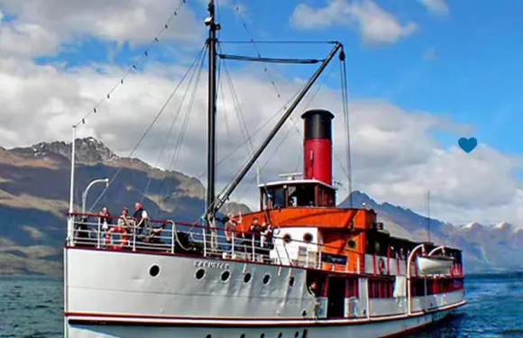 新西蘭皇后鎮TSS厄恩斯勞號蒸汽船【百年蒸汽船遊湖+農場表演+BBQ午餐/晚餐（可選）】