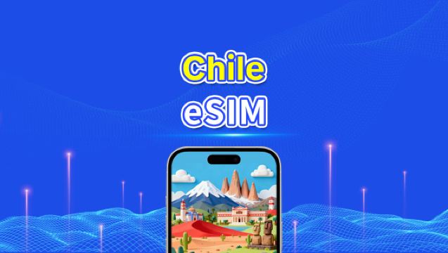 eSIM do Chile | 4G | Pacote diário/de dados | Dados de alta velocidade | 24 horas | 1-30 dias | Código QR