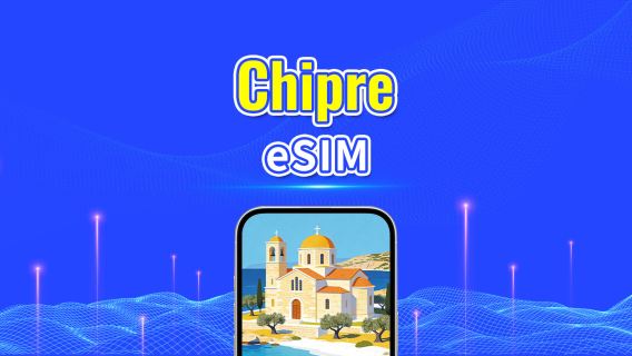 Chipre 5G eSIM | Compatível com IA e TikTok | Pacote de dados diário/total | 1–30 dias | Cobrança de 24 horas | Código QR