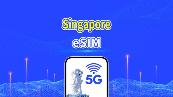 Singapore 5G eSIM | Doppia Rete | Pacchetto dati giornaliero/totale | 1–30 giorni | Fatturazione 24 ore | Codice QR