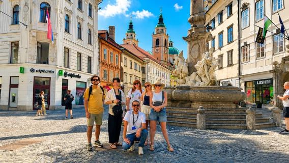 Fra Zagreb: Guidet dagstur til Ljubljana og Municipality of Bled