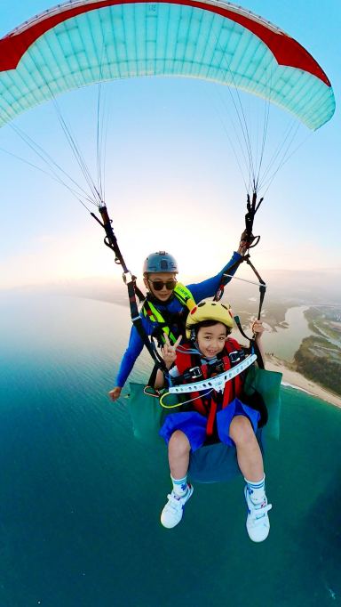 三亞海棠灣滑翔傘/動力傘飛行體驗【360度全海景飛行+滑翔傘含360度全景運動相機拍攝】