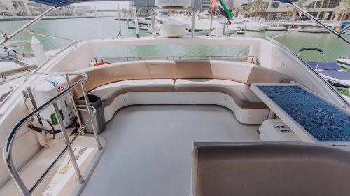 Ride the Waves in Dubai with 56ft Majesty Yacht Transport Passes 3