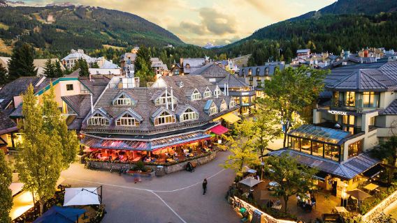 Tour di un giorno a Whistler e Parco provinciale di Shannon Falls da Vancouver con andata e ritorno lungo la Sea to Sky Highway