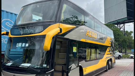 Aeroline luxury bus from Singapore to Kuala Lumpur and Penang, round-trip booking available