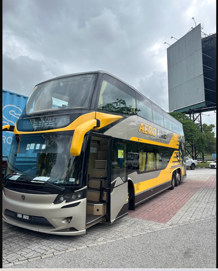 Роскошный автобус Aeroline Сингапур — Куала-Лумпур — Пенанг (в обе стороны), возможен заказ