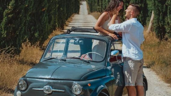 From San Gimignano: Vintage Fiat 500 Self-Drive Chianti Tour