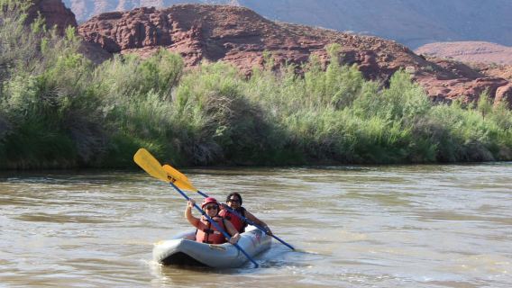 Perjalanan Berkayak Separuh Hari Moab - Sungai Colorado
