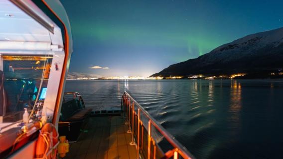 Tromsø: crociera elettrica per ammirare l'aurora boreale