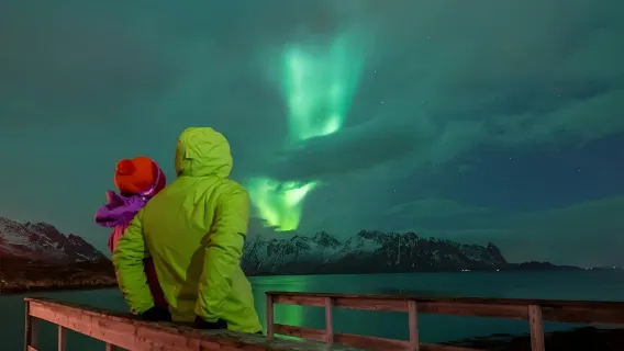 Noruega, Svolvær: Lofoten, en busca de la aurora boreal + sesión de fotos con entrega de imágenes en alta definición (chino e inglés)