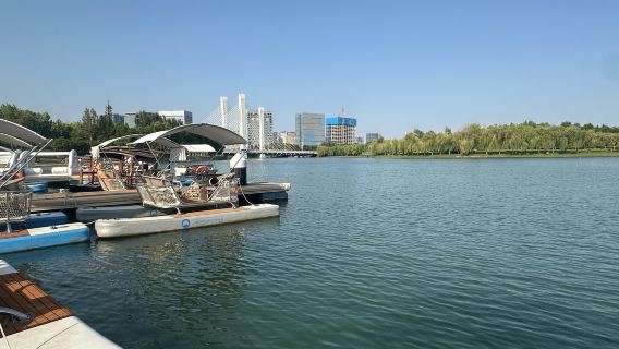 河南洛陽/焦作/鄭州輕舟遊船自駕體驗【包船荷載5人+親自駕駛+三個碼頭任選】