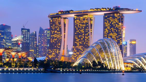 ทัวร์กลางคืนสิงคโปร์: อ่าวมารีน่า + เมอร์ไลออน + ไชน่าทาวน์ + คลาร์กคีย์ ทัวร์ครึ่งวัน