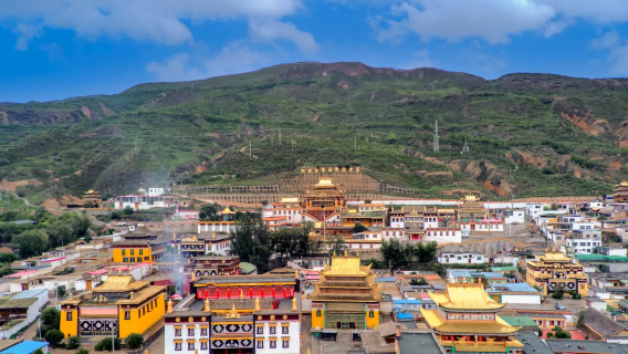 Xining + Kuil Longwu + Kuil Wutun Xia + Kubu Guomari lawatan sehari (hiburan tulen|tiada helah)