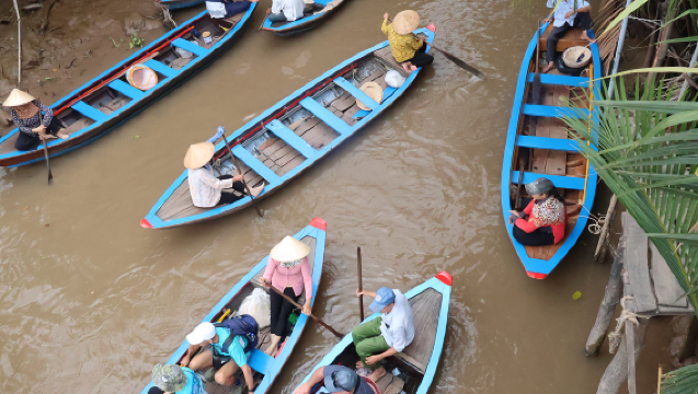 ホーチミン発メコン川1日プライベートツアー