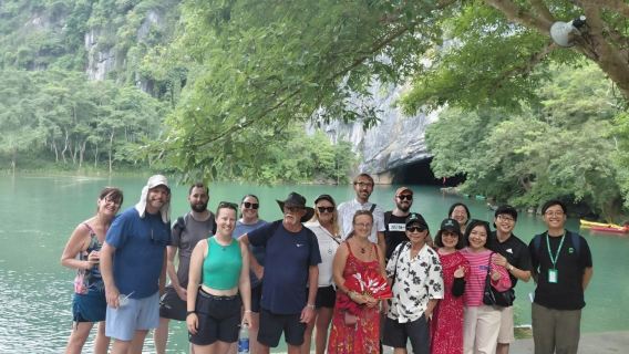 From Hue: Paradise Cave & Phong Nha Cave Boat Tour Full-Day Adventure