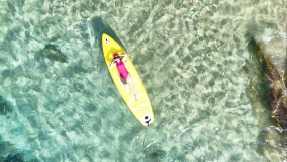 Snorkeling dan Papan Dayung di Pulau Zhouzai - Snorkeling Terumbu Karang dengan Foto & Video Udara Percuma serta Ditemani Jurulatih