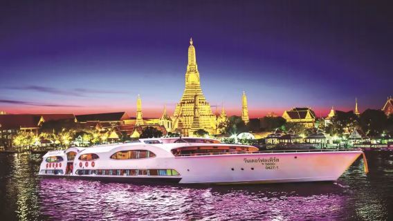 [Book today] Wonderful pearl night cruise on Chao Phraya River
