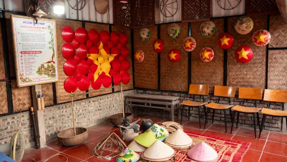 Tonkin Ancient House - Conical Hat Experience with Cooking Class, Biking and Transfers