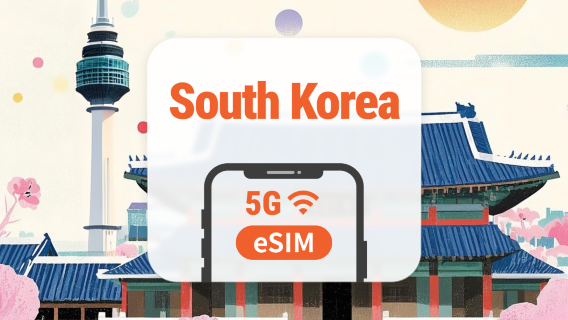 Güney Kore 5G eSIM | Çift Şebeke • Tüm AI & TikTok | 1–30 Gün | QR Kod