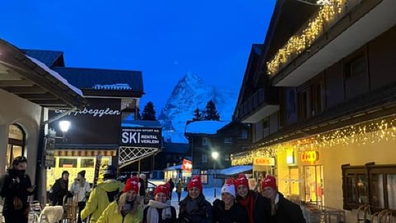 Interlaken: Sunset Sledding Adventure & Swiss Cheese Fondue