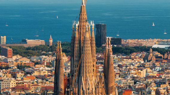 Sepanyol Barcelona | La Sagrada Família + Park Güell + Catalonia + Perjalanan santai dengan kereta berbahasa Cina