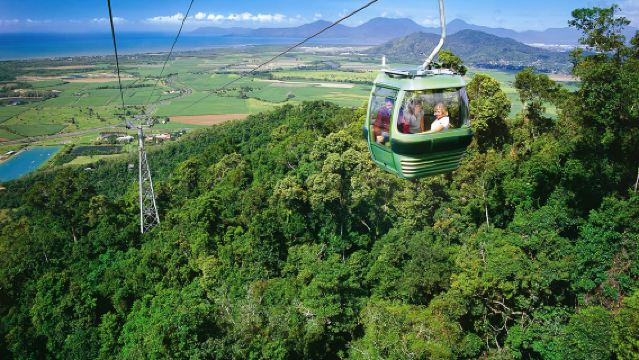 Recorrido por el Parque Natural de la Selva Tropical de Kuranda, Australia (teleférico, traslados y almuerzo)