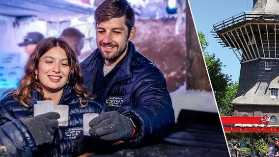 XtraCold Icebar Amsterdam: Entry Ticket + Hop-on Hop-off Bus