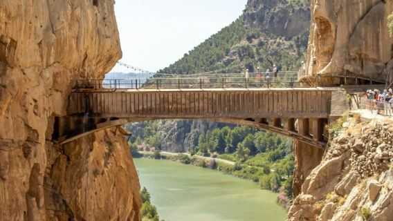 Caminito del Rey: Führung ab El Chorro auf Deutsch