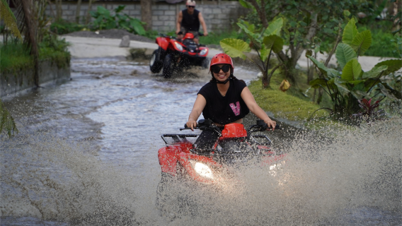 Bali: Kuber ATV Jungle Adventure, Big Swing, Terraced Rice Fields & Ubud Palace 1-Day Tour
