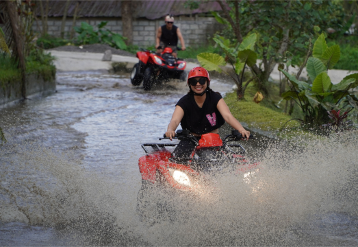 Bali: Kuber ATV Jungle Adventure, Big Swing, Terraced Rice Fields & Ubud Palace 1-Day Tour