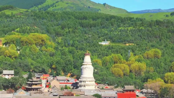 Gunung Wutai di Xinzhou + Dailuoding + Puncak Bodhisattva + Kuil Guanghua|perjalanan satu hari Taiyuan dengan layanan bahasa Inggris