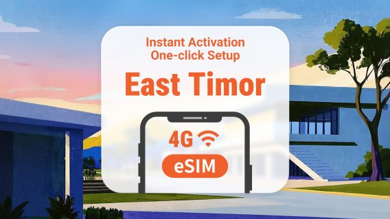 eSIM Đông Timor | Truy cập TikTok | 1–30 ngày | Mã QR tức thì