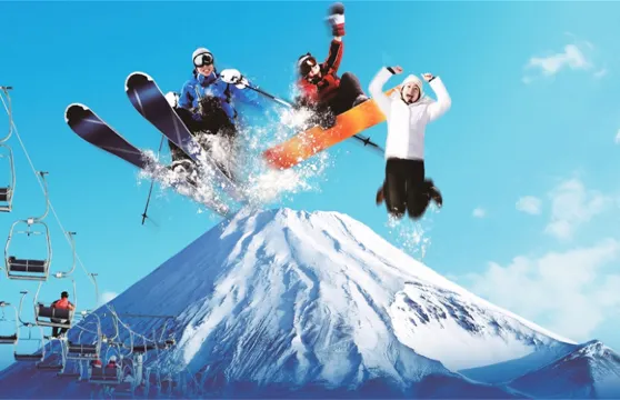 東京富士山Yeti滑雪與溫泉度假一日遊,贈送滑雪場門票