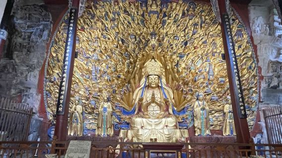 1-Day Chongqing Tour to Dazu Stone Carvings: Beishan Rock Carvings + Baodingshan Rock Carvings (English guide available)