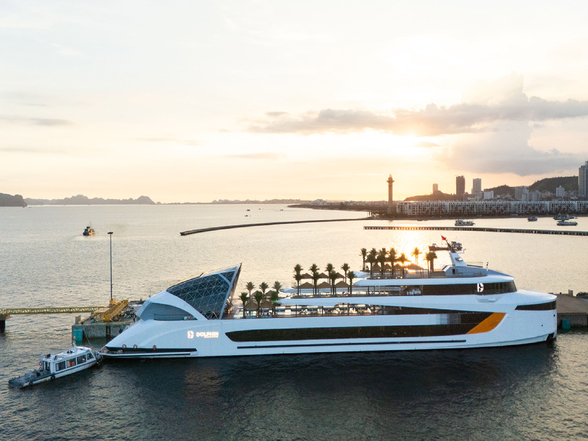 Halong Bay with Dolphin Cruise: Kayaking, Swimming, Exploring Caves, Sunset Party