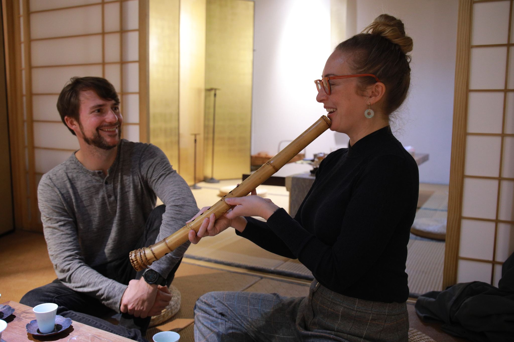 도(道)의 속삭임: 고풍스러운 다실에서 즐기는 사설 소(簫) 플루트 & 차 명상