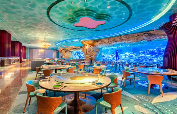 珠海長隆飛船酒店宇宙飛船珊瑚餐廳自助午餐