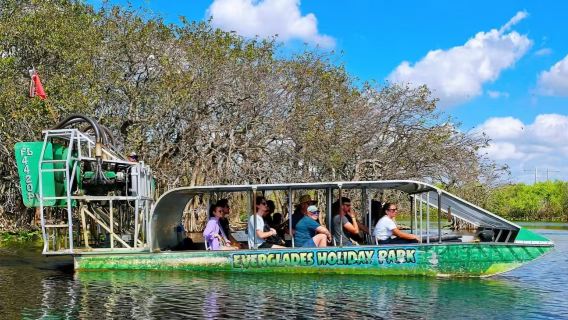 Tour di un giorno in inglese per piccoli gruppi premium di 12 persone a Miami + Parco nazionale delle Everglades