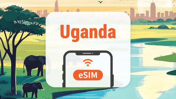 Uganda 5G eSIM | Tüm AI & TikTok | 1–30 Gün | QR Kod