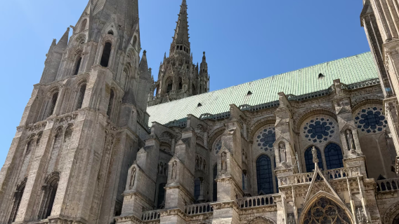 [Tapak Warisan Dunia] Katedral Chartres + Bandar Lama lawatan sehari | Kuil seni kaca Zaman Pertengahan