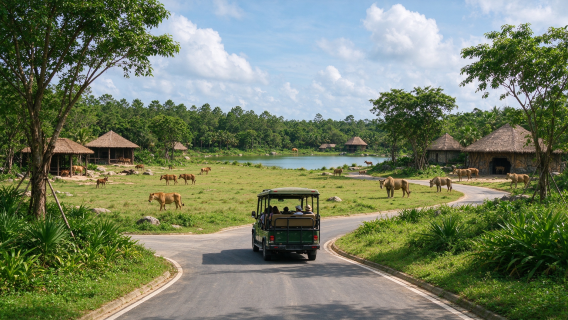 Safari de Phu Quoc : visite guidée de 3H sur le comportement animal et les histoires de conservation