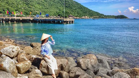 Tour di un giorno intero dell'isola di Cham e snorkeling da Danang e Hoi An